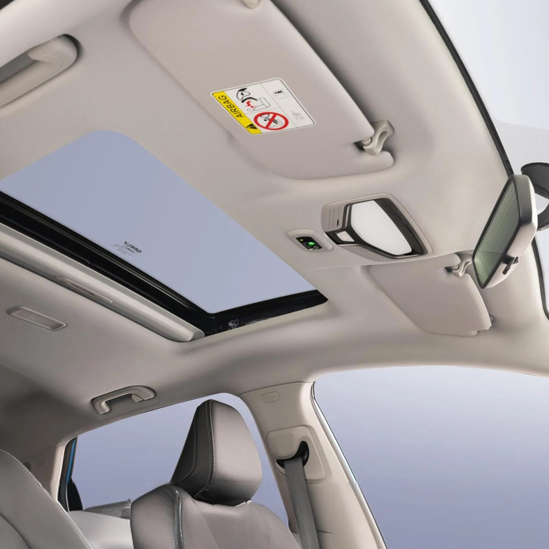 Люк с электроприводом и шторкой