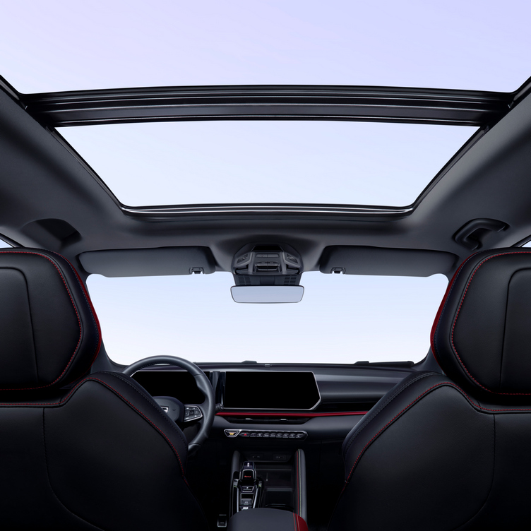 Панорамная крыша с люком*