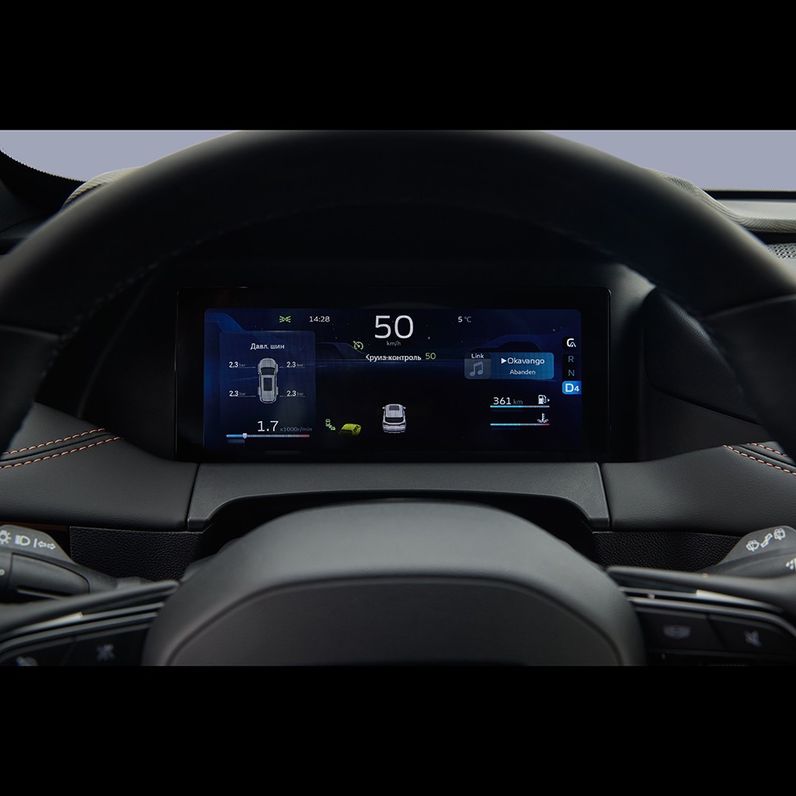 Цифровая приборная панель